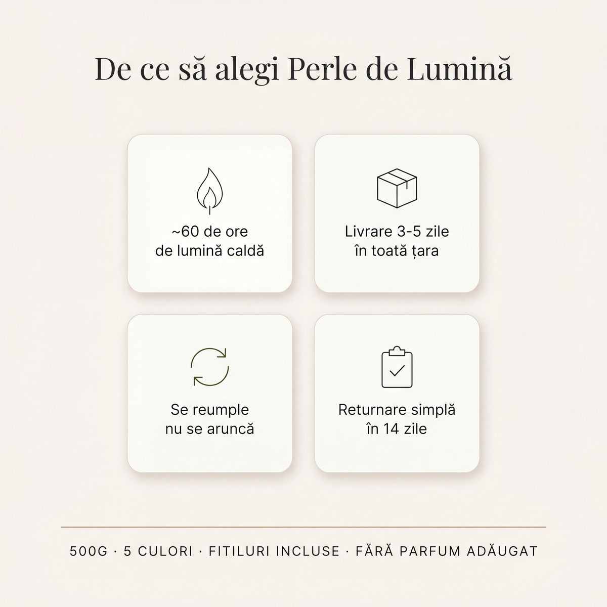 De ce să ai încredere în Perle de Lumină
